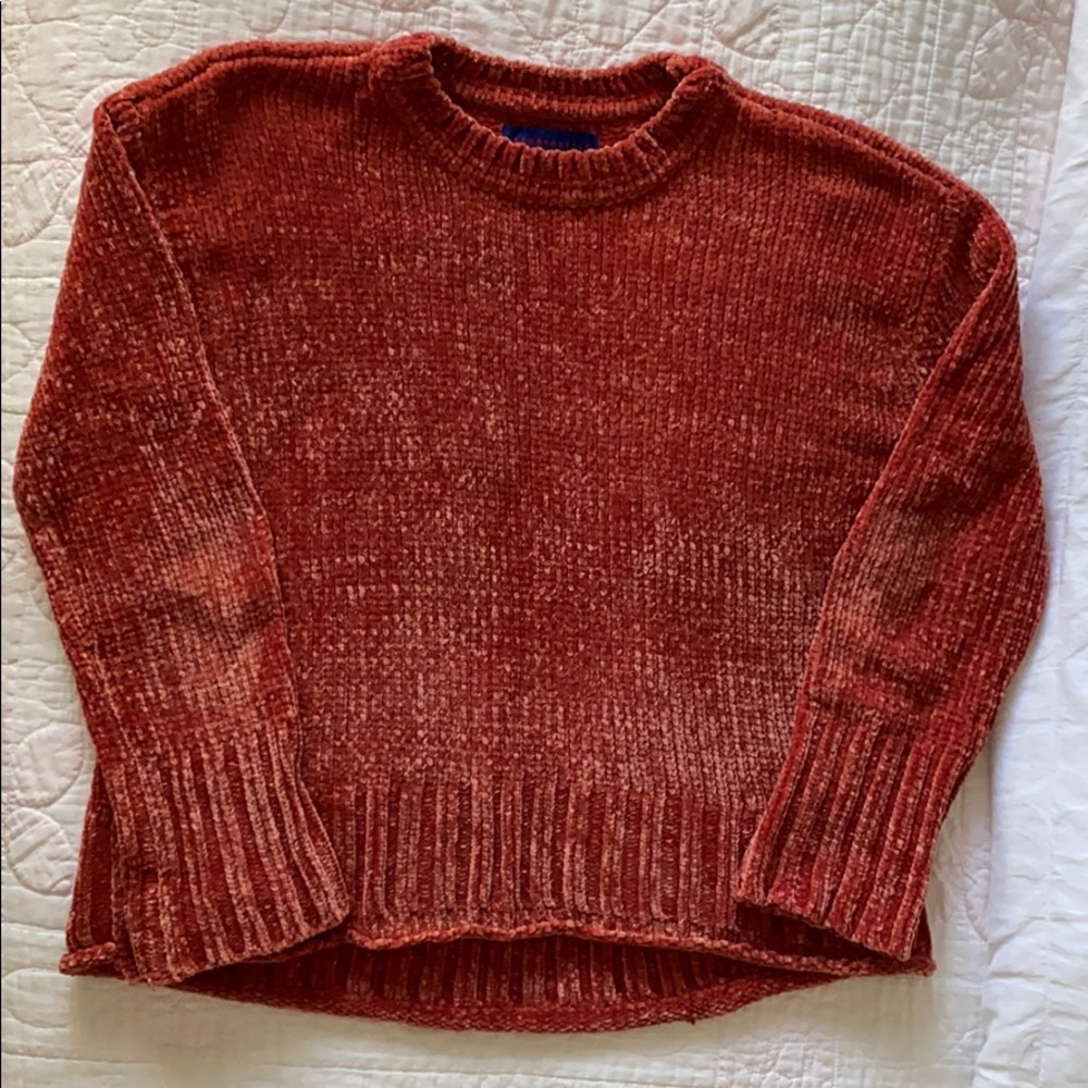 Rust Chenille Sweater